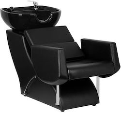 Gabbiano Stationary Hair Salon Sink With Black ...