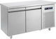 Bambas Frost Английски превод: Stainless Steel Refrigerator Counter with 2 Doors and Cooling Machine L139xW60xH85см