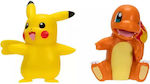 Set de figurine de luptă Pokémon, pachet de 2 figurine Pikachu Charmander
