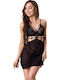Livia Corsetti Lace Underwear Set with Bra & String Black
