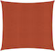 Vidaxl Shade Cloth Square Terracotta 2.5x2.5 M Hdpe 160 Gr./m² Brown