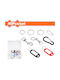 Wadfow Set Keychain Plastice 40buc