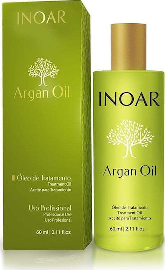Inoar Argan Hair Oil for Strengthening against Split Ends 60ml