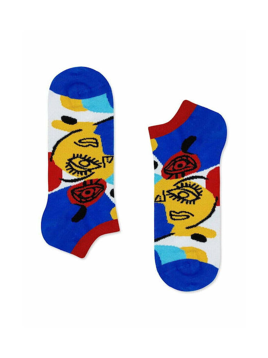 Axidwear Line Art Socks Blue