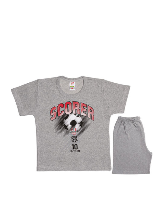 Nina Club Kids Pyjamas Cotton GRAY Scorer 32436