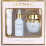 Jeanek Skin Care Set for Αnti-ageing with Face Cream , Serum & Eye Cream