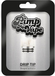 Pimp My Vape Επιστόμιο Drip Tip σε Λευκό χρώμα ATM3218823200VR03 Pimp My Vape Επιστόμιο Drip Tip σε Λευκό χρώμα ATM3218823200VR03