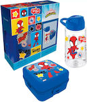 Javoli Plastik Kinder Lunchset Spiderman Mehrfarbig