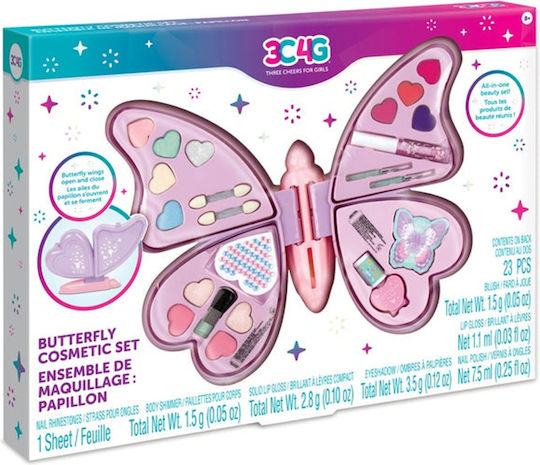 Make It Real Butterfly Cosmetic Set Παιδικό Μακιγιάζ