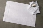 Ideato Hotel Bathroom Mat White 50x75cm