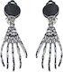 Skeleton Hand Earrings