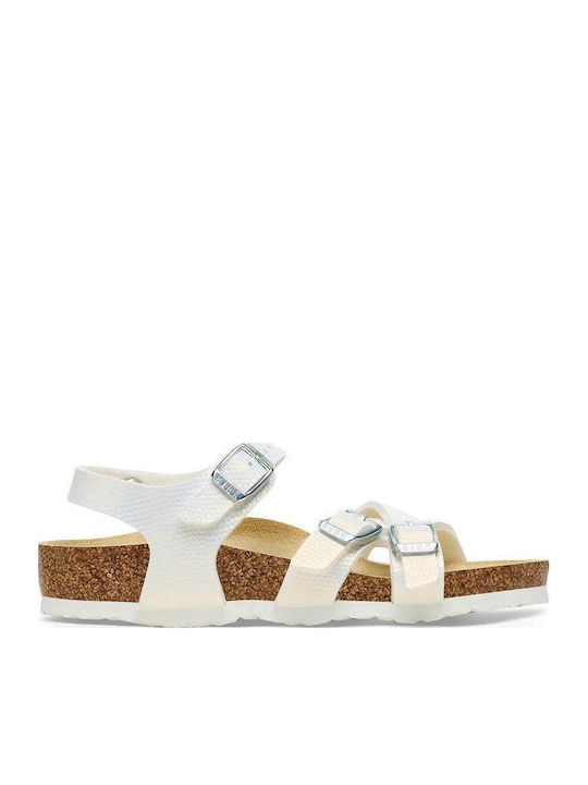 Birkenstock Παιδικά Πέδιλα Kumba Ανατομικά Λευκά