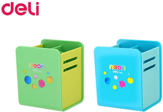 Plastic Pencil Holder 1pcs 8.5x10.5x8cm