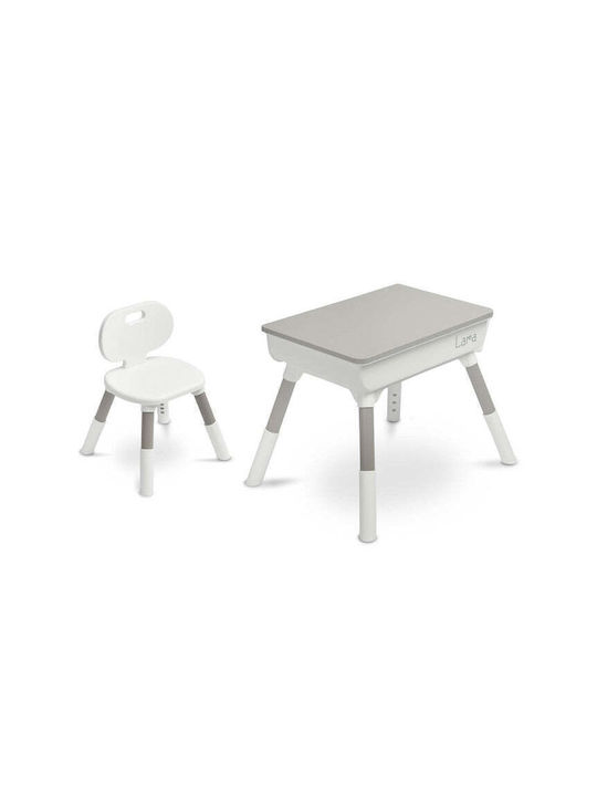 Kids Table made of Plastic Gray