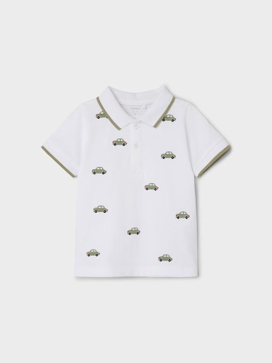 Name It Kids Polo Short Sleeve White