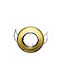 DIL Round Metallic Recessed Spot with Socket G4 Gold 6.2x6.2cm. 1pcs