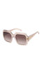 Carrera Unisex Sunglasses with Beige Horn-Rimmed Frame and Grey Gradient Lenses 3004/S FWM/HA