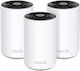TP-LINK XE75 v2 WiFi Mesh Network Access Point Wi‑Fi 6E Dual Band (2.4 & 5GHz) σε Τριπλό Kit