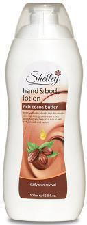 Shelley Feuchtigkeitsspendende Creme Körper 500ml