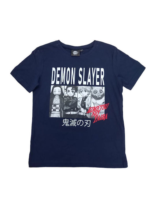 Superheroes Kids' T-shirt Navy