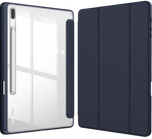 Flip Cover Blue (Samsung Galaxy Tab S7+ Plus S8+ Plus S7 FE 12.4)