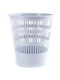 Donau Office Plastic Waste Bin 12lt Gray