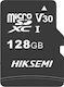 Hiksemi microSDXC 128GB Geschwindigkeitsklasse 10 UHS-I 92MB/s mit Adapter