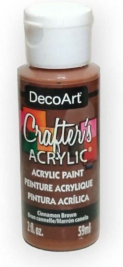 Decoart Ακρυλικό Χρώμα Ζωγραφικής Καφέ Κανέλας 59ml