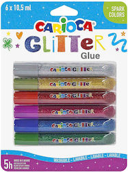 Carioca Κόλλα Glitter Κόκκινη 88ml