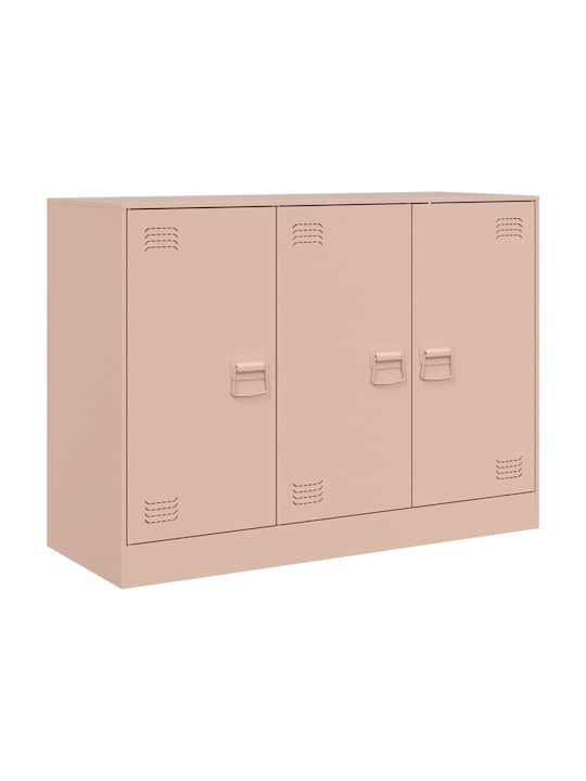 Sideboard made of Metal Pink 99x39x73cm