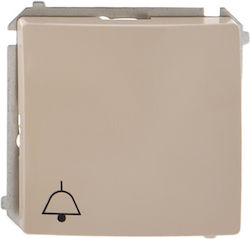 Kontakt-Simon Knopf Glocke in Beige Farbe BMD1.01/12