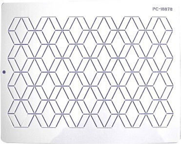 Schablonen für Gebäck Εξάγωνα 35cm