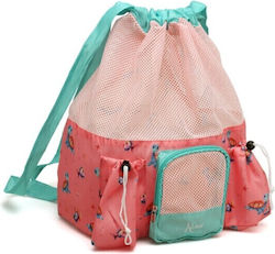 Kiokids Kiokids Kids Beach Bag Turtle Pink 30x30x40cm