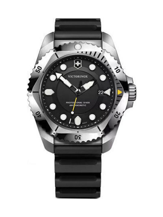 Victorinox Ανδρικό Ρολόι Μπαταρίας με Μαύρο Καο...