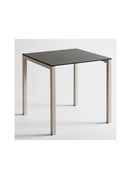 Claro Table Black 70x70x75cm