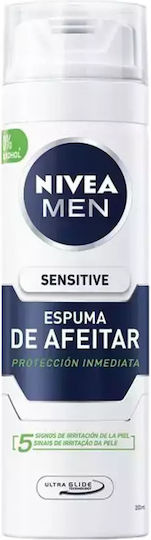 Nivea Men Sensitive Shaving Foam Αφρός Ξυρίσματος 200ml