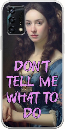 Винтидж Лейди, не ми казвай какво да правя Опо А94 5г Гъвкав TPU Прозрачен Силикон