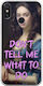 Vintage Lady Don't Tell Me What To Do Xiaomi Redmi Note 5 Flexible Tpu Transparent Silicone