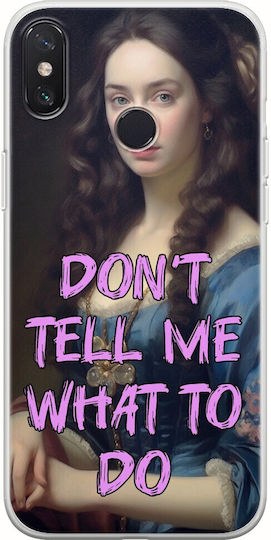 Vintage Lady Don't Tell Me What To Do Xiaomi Redmi Note 5 Flexible Tpu Transparent Silicone