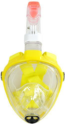 Extreme Silicone Diving Mask Full Face Yellow