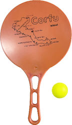 Giftland Beach Racket Red with Handle Red