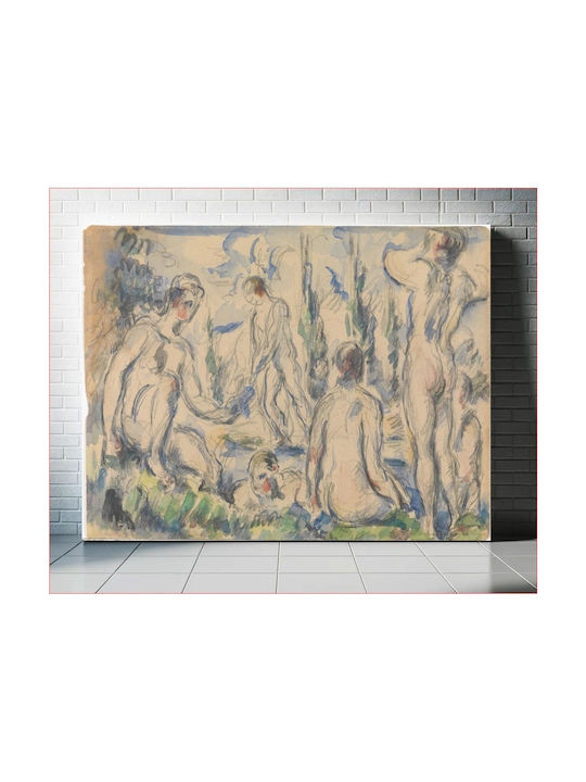 iLovePrints Bathers Recto Πίνακας σε Καμβά 40x30cm