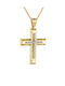 Kritsimis Damen Gold Kreuz 14K mit Kette