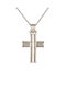 Kritsimis Women's White Gold Cross 14K with Chain