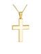 Kritsimis Gold Kreuz 14K mit Kette