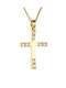 Kritsimis Damen Gold Kreuz 14K mit Kette