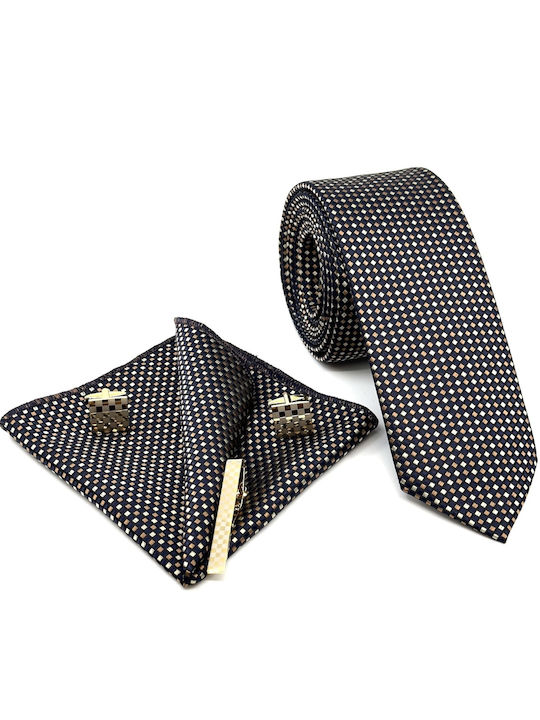 Legend Accessories Men's Tie Set Printed in Blu...