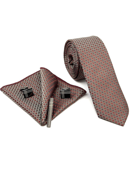 Legend Accessories Men's Tie Set Printed in Bei...