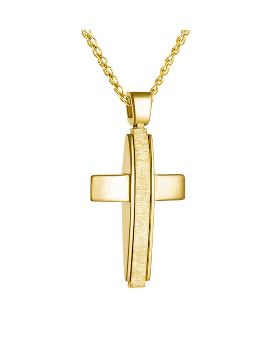 Kritsimis Gold Cross 14K with Chain