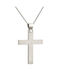 Kritsimis Damen Weißgold Kreuz 14K mit Kette